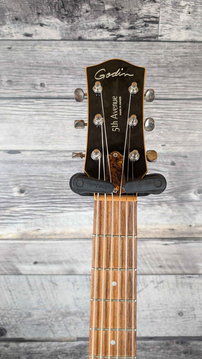 Godin 5th Avenue Kinpin P90, Cognac Burst - Used