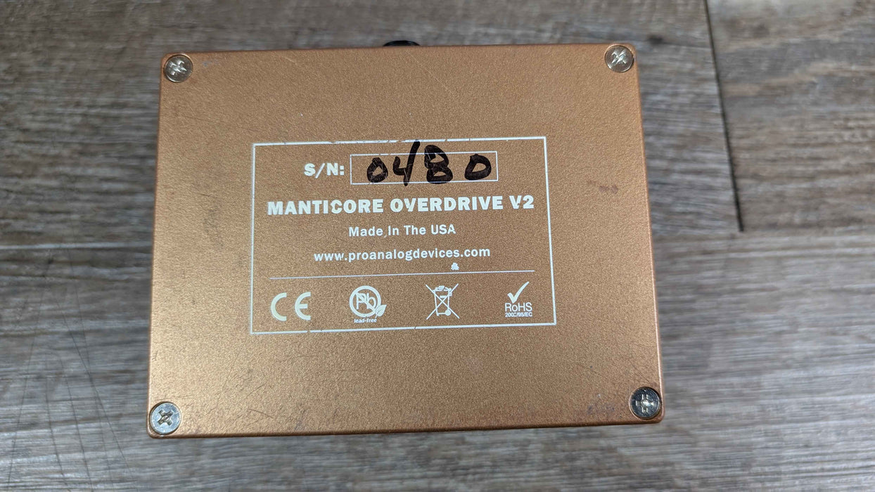 ProAnalog Manticore Overdrive Pedal V2 - Used