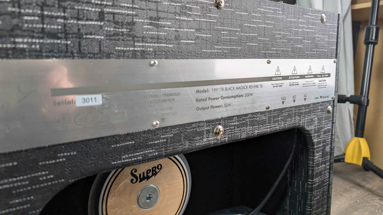 Supro 1991TB Black Magick Reverb TB Tyler Bryant Signature 35W 1x12 Combo - Used