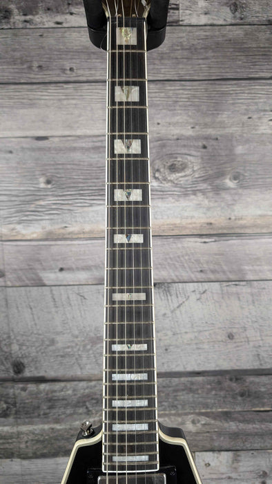 Epiphone Prophecy Flying V avec housse, noir de jais vieilli