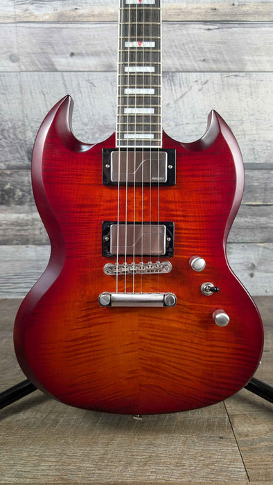 Epiphone Prophecy SG w/gigbag,  Aged Bengal Tiger Burst - Demo