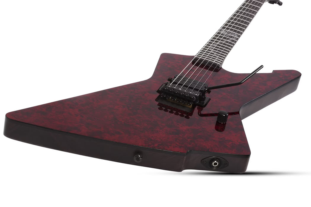 Schecter Patrick Kennison E-1 FR Apocrypha Electric Guitar, Red Reign