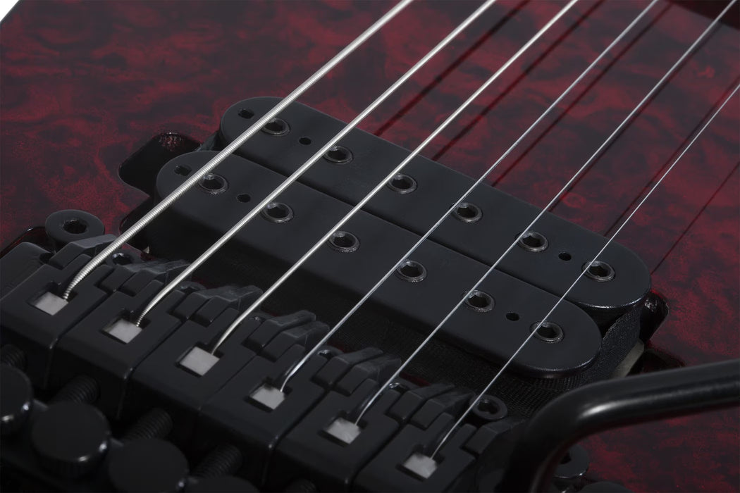Schecter Patrick Kennison E-1 FR Apocrypha Electric Guitar, Red Reign