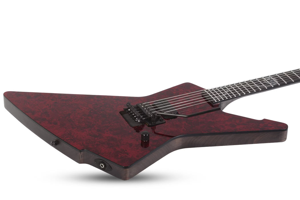 Schecter Patrick Kennison E-1 FR Apocrypha Electric Guitar, Red Reign