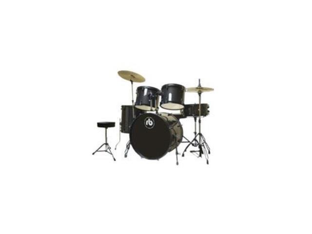 RB 5-Piece Junior Drum Set - Sparkle Black