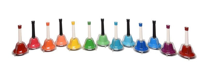 Boomwhackers 13-note Kidsplay Combination Hand / Desk Bell Set
