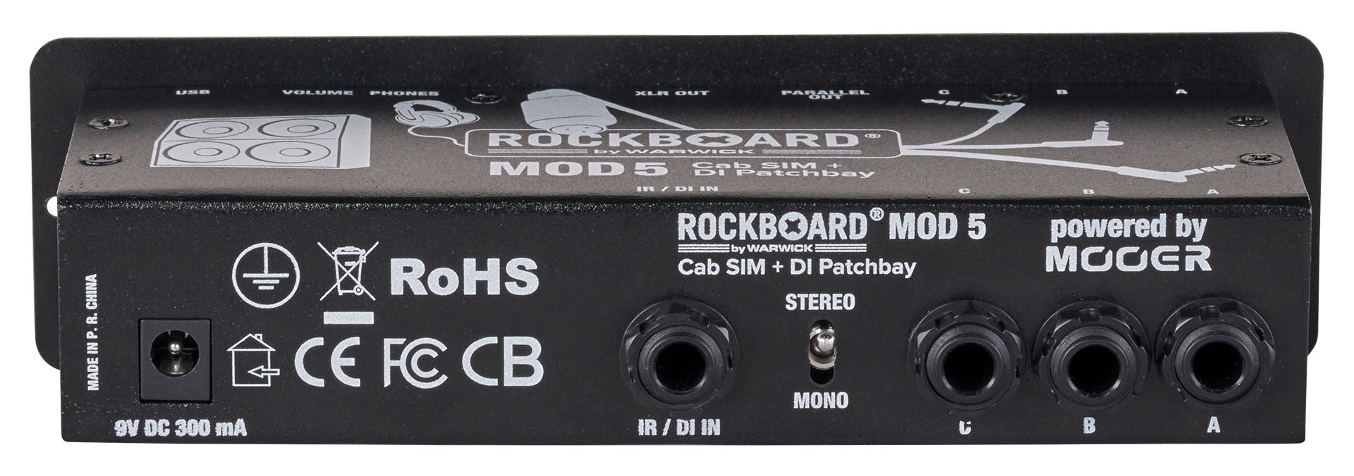 RockBoard MOD 5 - Cab SIM + DI Patchbay