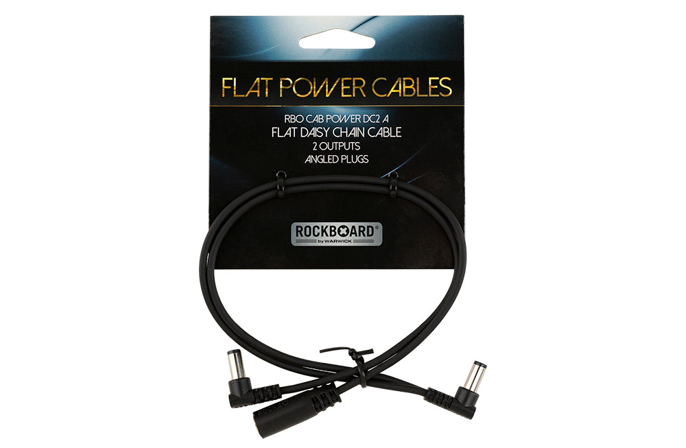 RockBoard Flat Daisy Chain Cable, 2 Outputs, angled