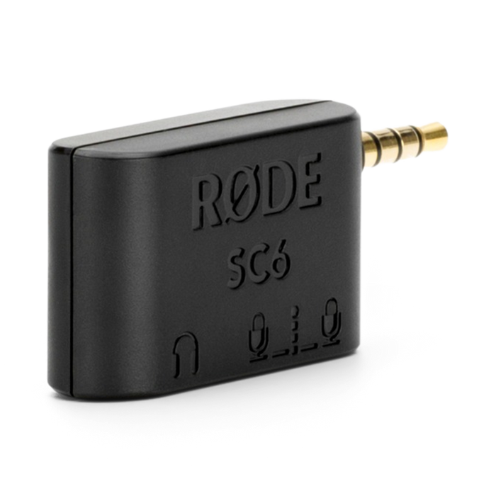 Rode Dual TRRS input and headphone output for smartphones