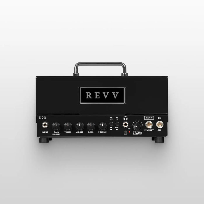 Revv D20 20/4-Watt Tube Head - Black