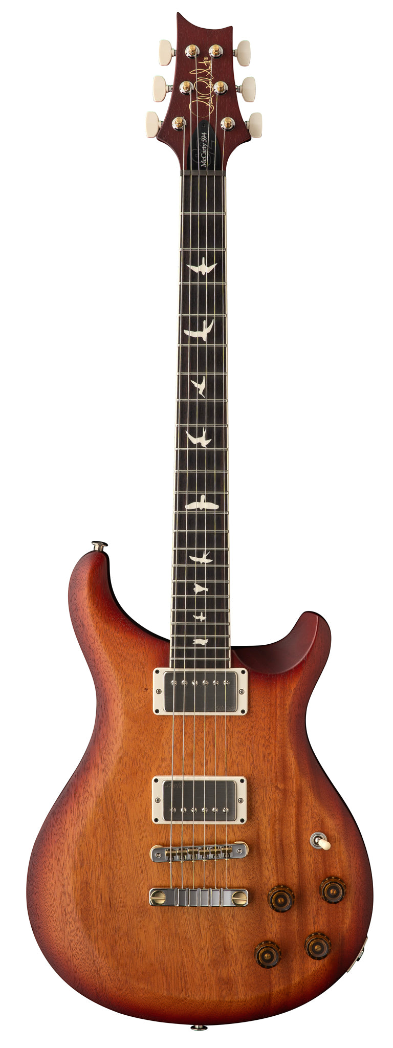 PRS S2 McCarty 594 Thinline Standard Satin, Dark Cherry Sunburst for ...