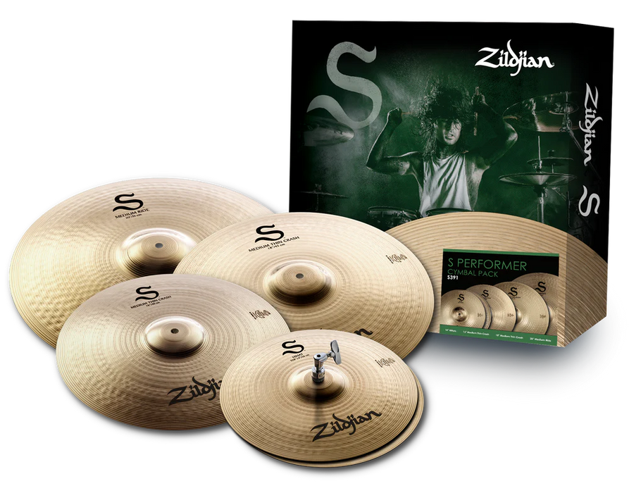 Zildjian S Performer Cymbal Pack, 14'',16'',18'',20''