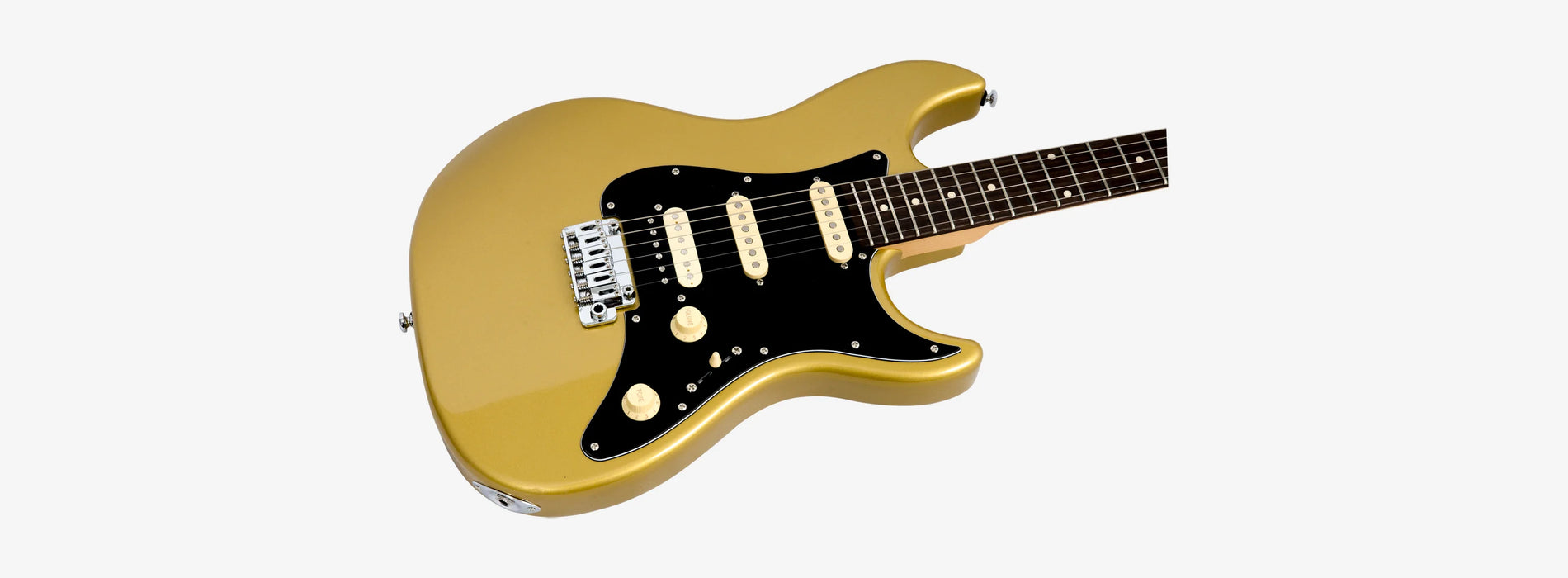 Sire Larry Carlton S3 HSS New Gen Electric Guitar, Metallic Gold