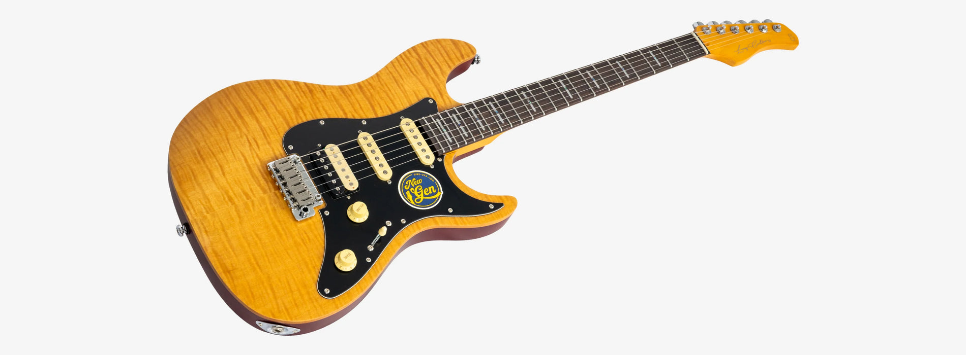 Sire Larry Carlton S7 FM New Gen Electric Guitar, Natural Satin