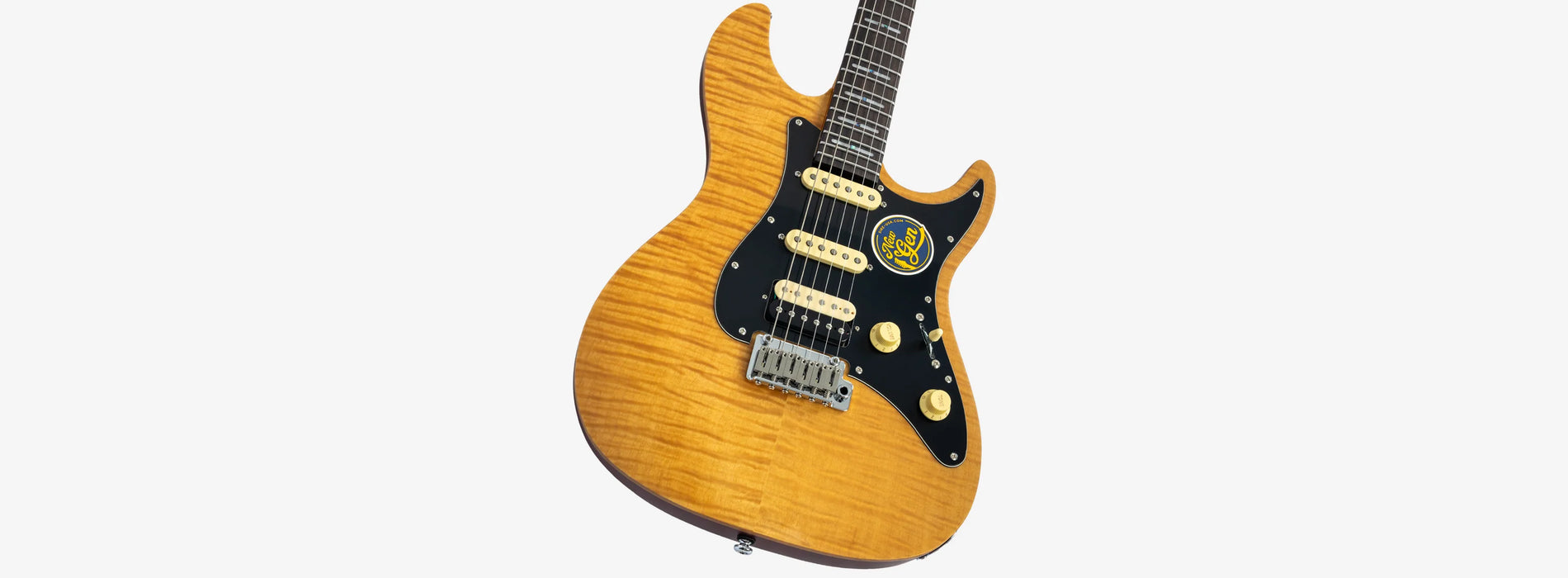 Sire Larry Carlton S7 FM New Gen Electric Guitar, Natural Satin