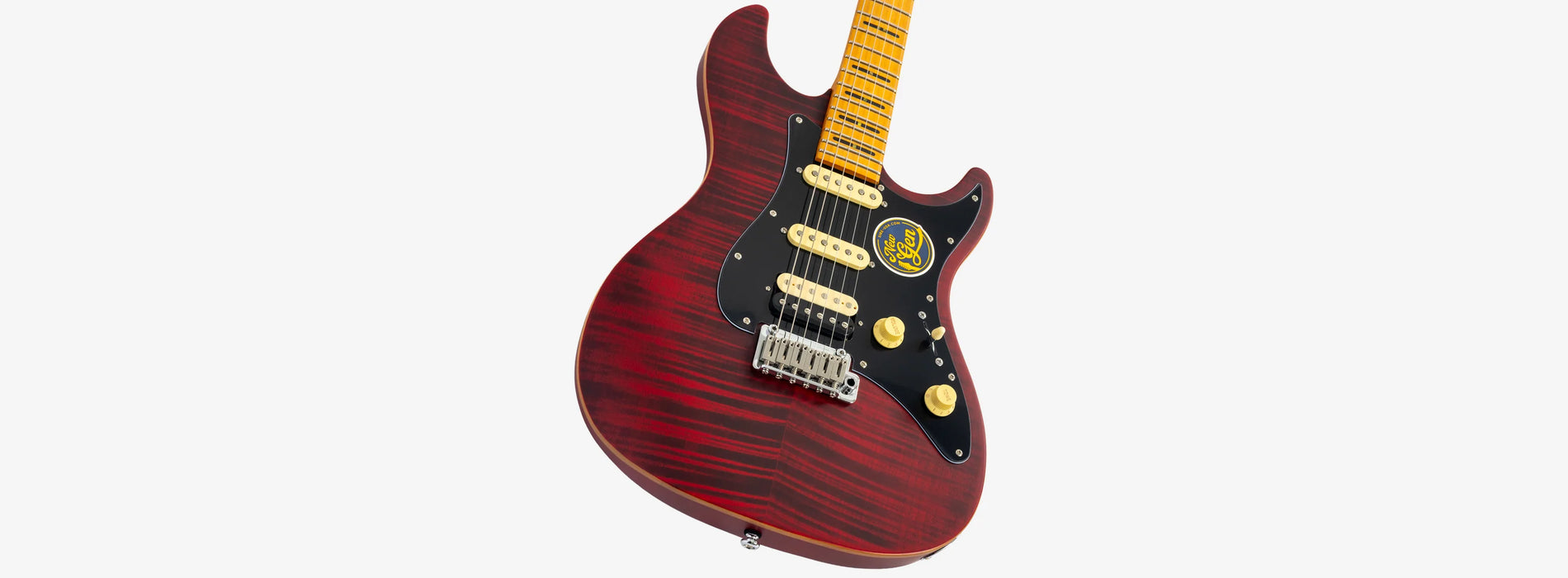 Sire Larry Carlton S7 FM New Gen Electric Guitar, See Through Red