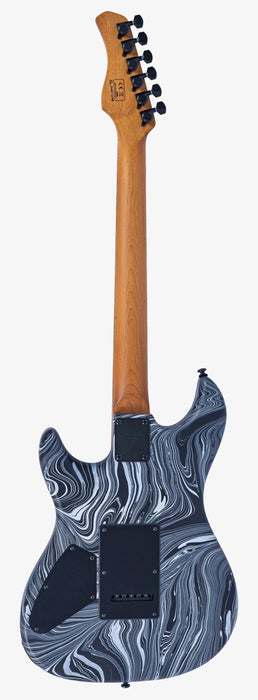 Sire Larry Calrton S7W Electric Guitar, Black Swirl