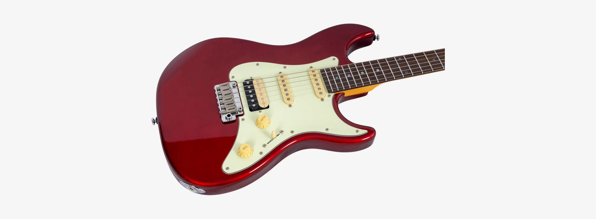 Sire Larry Carlton S7 HSS New Gen Electric Guitar, Candy Apple Red