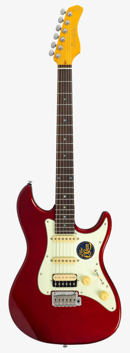 Sire Larry Carlton S7 HSS New Gen Electric Guitar, Candy Apple Red