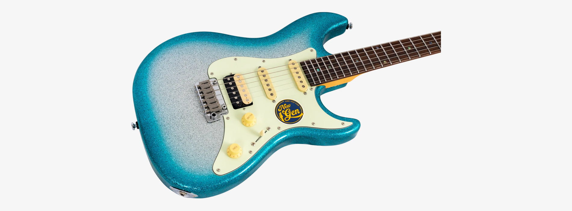 Sire Larry Carlton S7 HSS New Gen Electric Guitar, Skyburst Sparkle