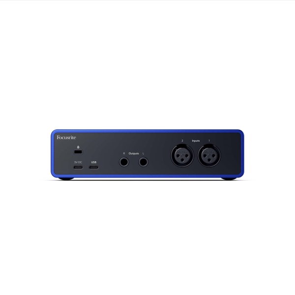 Focusrite Anniversary Edition Scarlett 2i2 4th Gen USB Audio Interface, ISA Blue