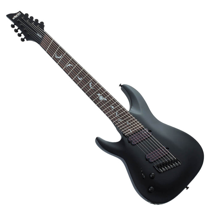 Schecter Damien-8 Multi-Scale Satin Black