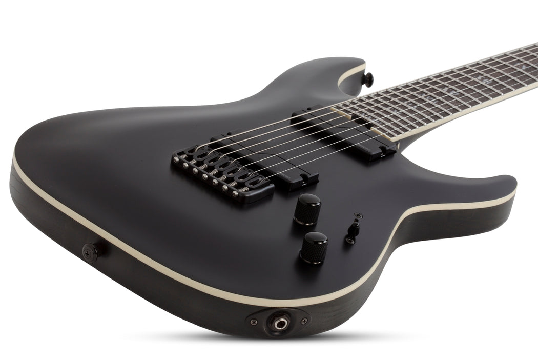 Schecter C-7 SLS Elite "Evil Twin" Satin Black