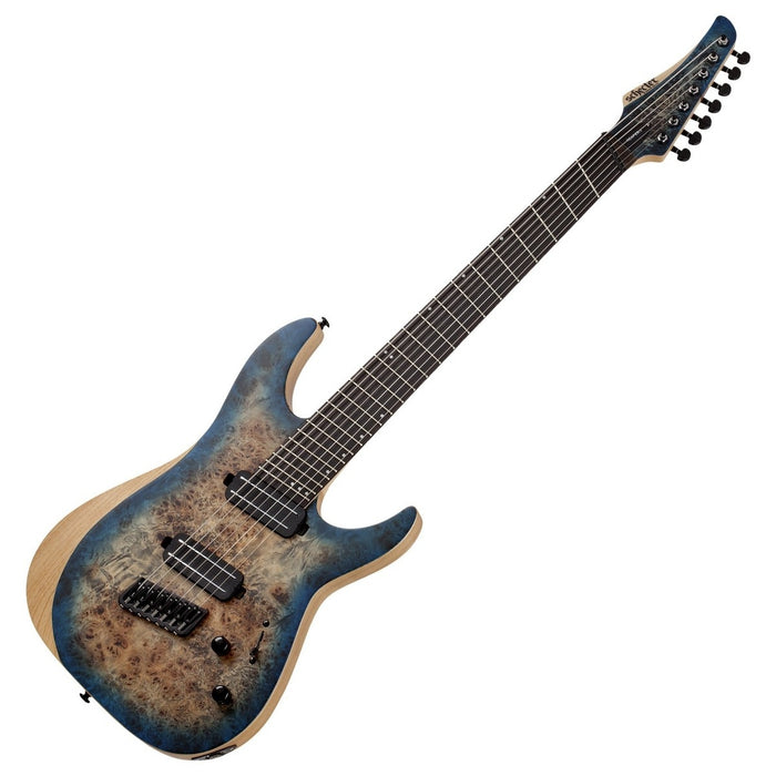 Schecter Reaper-7 Multi-Scale Satin Sky Burst