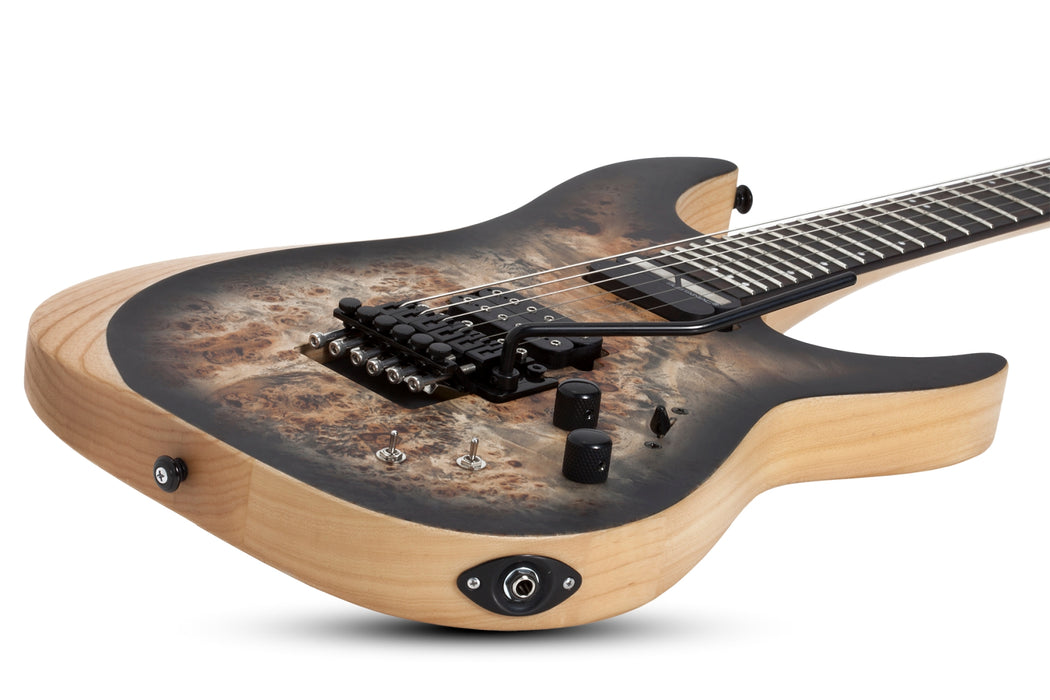 Schecter Reaper-6 Fr Sustainiac Left-Handed Charcoalcoal Burst