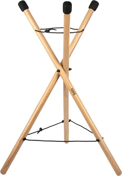 Sela SE198 Foldable & Height Adjustable Handpan Stand, Beech Wood