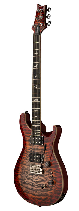 PRS SE Custom 24-08 Quilt package,  Charcoal Cherry Burst