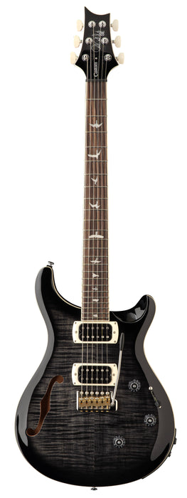 PRS SE Custom 24 Semi-Hollow Piezo , Charcoal Burst
