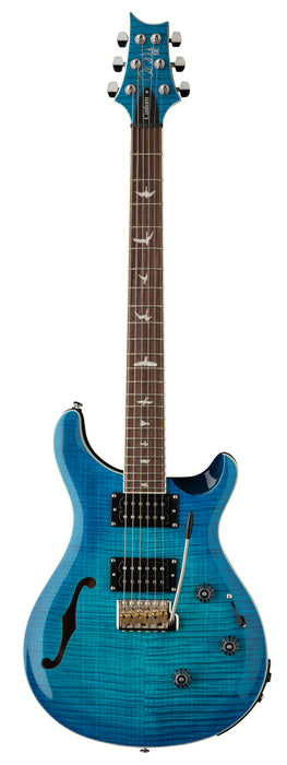 PRS SE Custom 24 Semi-Hollow, Piezo Lake Blue