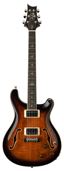 PRS SE Hollowbody II Piezo, Orange Tiger Smokeburst