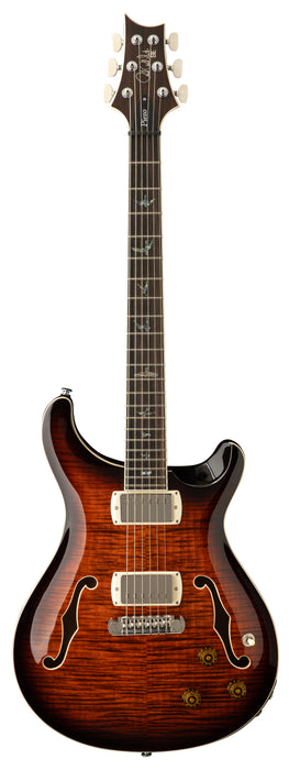 PRS SE Hollowbody II Piezo, Orange Tiger Smokeburst
