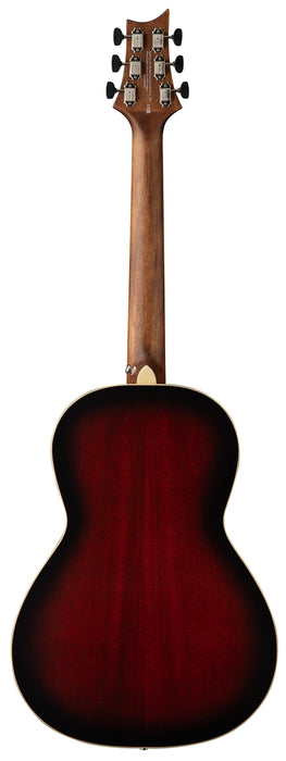 PRS SE P20 Parlor w/PRS-Voiced Fishman Presys VT pickup , Fire Red Burst Gloss Top / Satin Back