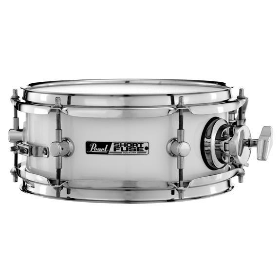Pearl Short Fuse 10"X4.5"Snare Drum Pure White 6ply Poplar