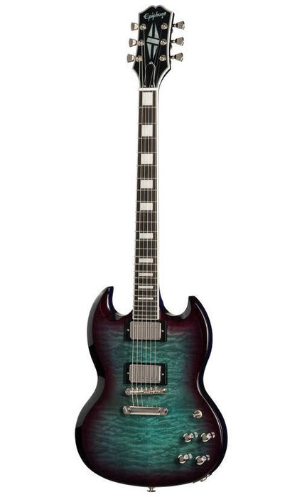 Epiphone SG Custom Guitare électrique moderne figurée Blueberry Burst