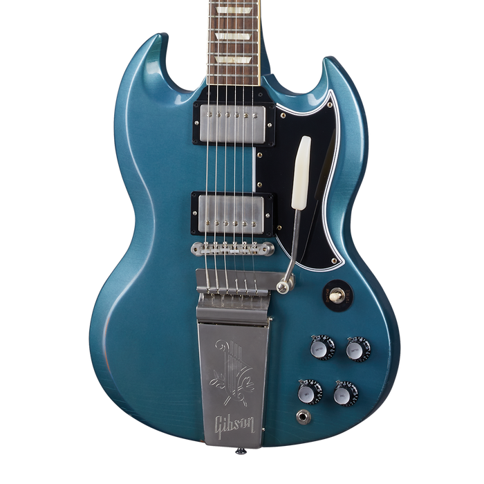 Gibson Murphy Lab Lite Aged '64 SG Standard with  Maestro, Pelham Blue