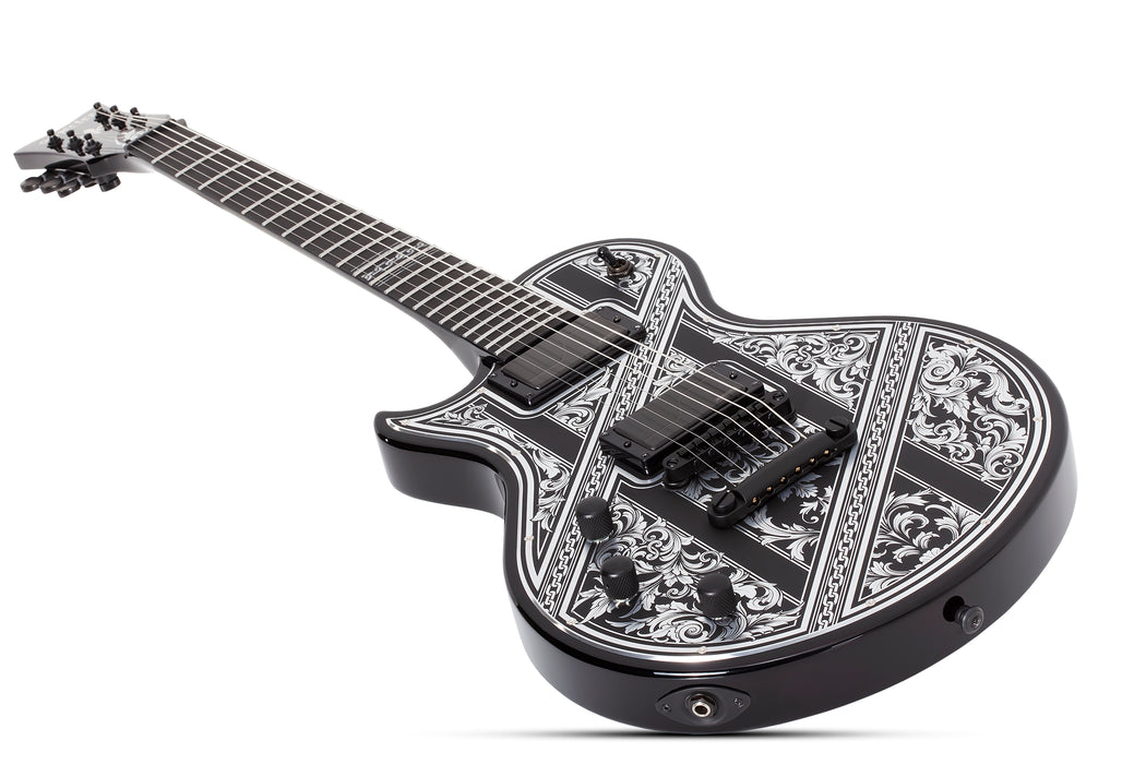 Schecter Solo-II Pryzm Palladium Left-Handed, Gray-Black