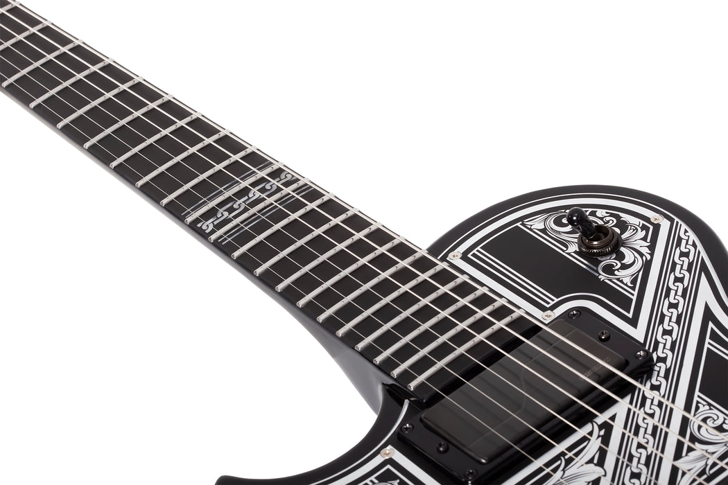 Schecter Solo-II Pryzm Palladium Left-Handed, Gray-Black