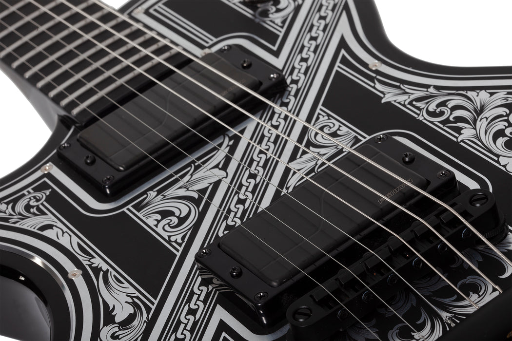 Schecter Solo-II Pryzm Palladium Left-Handed, Gray-Black