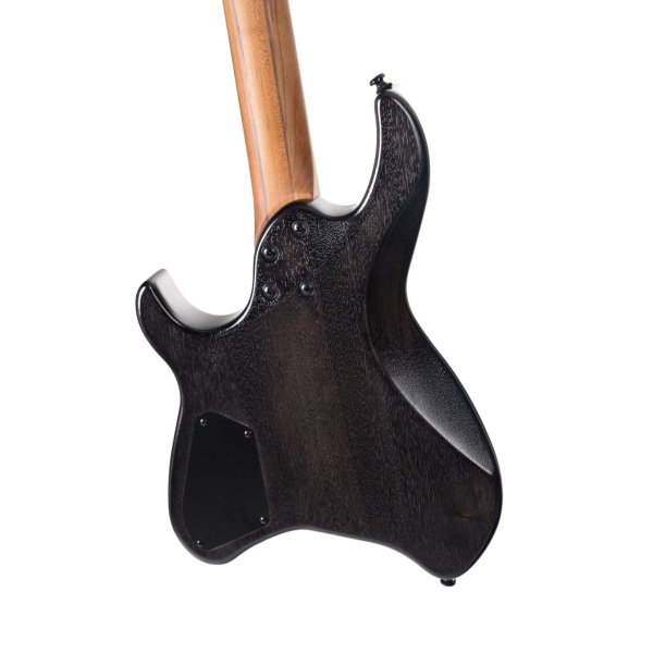 Cort SPACE-G6MS-SGTK-BAG G Series Space Headless Electric Guitar, Semi Gloss Black