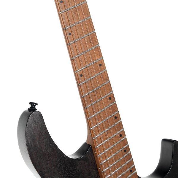 Cort SPACE-G6MS-SGTK-BAG G Series Space Headless Electric Guitar, Semi Gloss Black