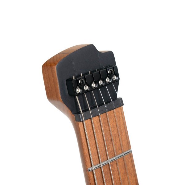 Cort SPACE-G6TRSGLV-BAG G Series Space Headless Electric Guitar, Semi Gloss Lava