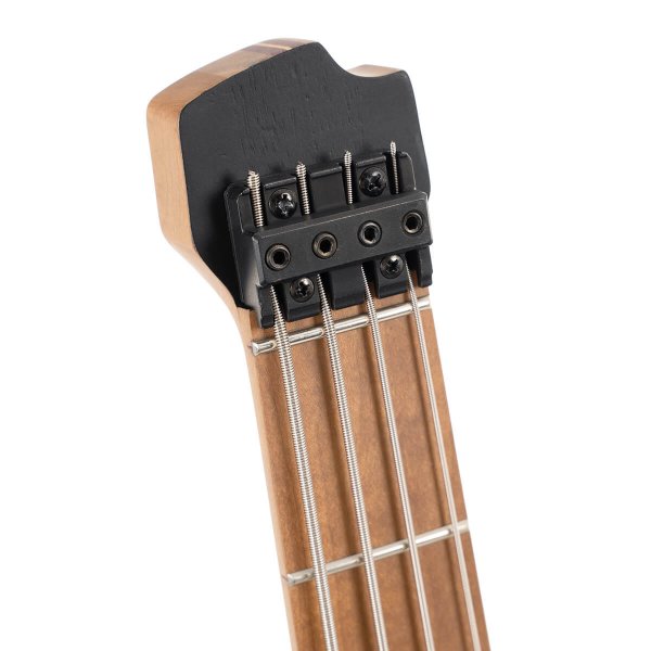 Cort SPACE4-BAG-SDG Space 4 Artisan Series 4-String Headless Electric Bass w/Bag, Star Dust Green