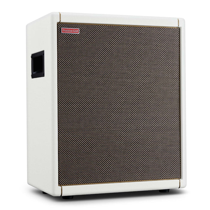 Positive Grid 140-Watt Full Range Flat Response Powered Cabinet, Pearl