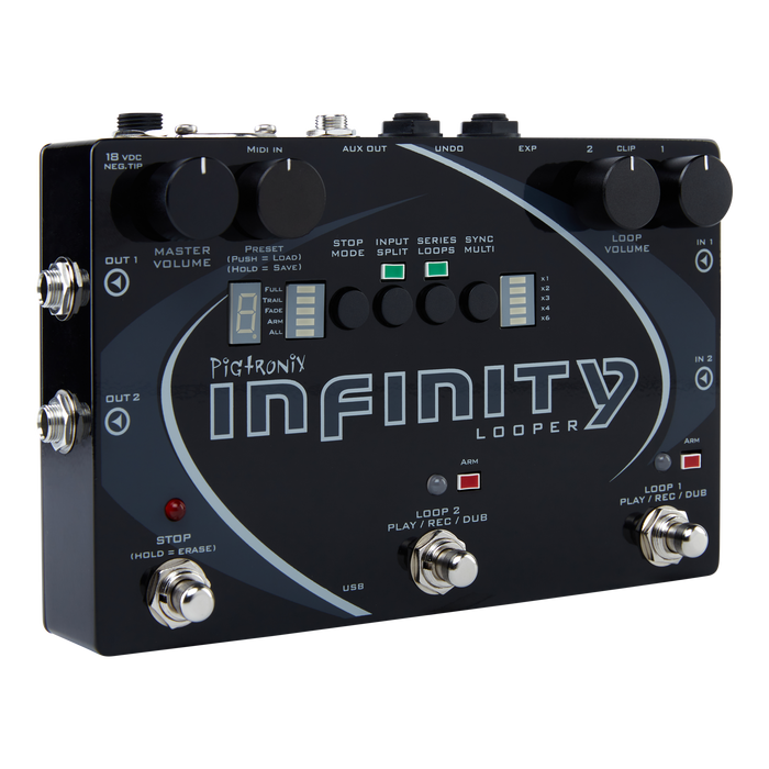 Pigtronix Infinity 3 Hi-Fi Stereo Double Looper Pedal