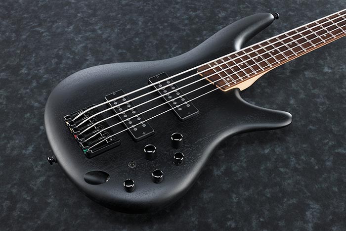 Ibanez SR305ELB 5-String Electric Bass Left Handed - Weathered Black