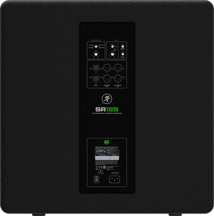 Mackie 1600W Professional Powered Subwoofer, 18”